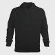 Black Hoodie Front (Men)