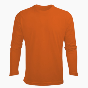 Print On Demand Orange Long Sleeve for Men (Unisex)
